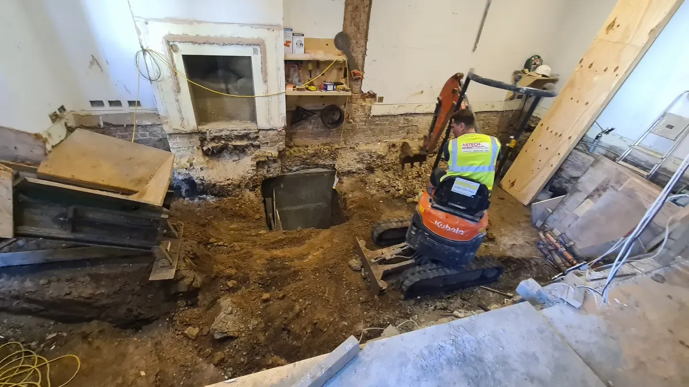 Basement dig in SW6
