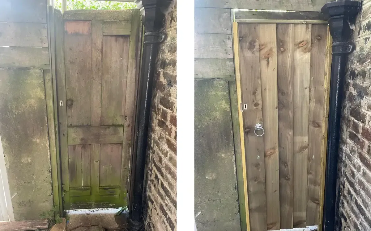 Garden door replacement in W1