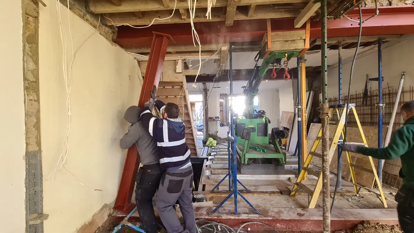 Installing a structural beam in SW6