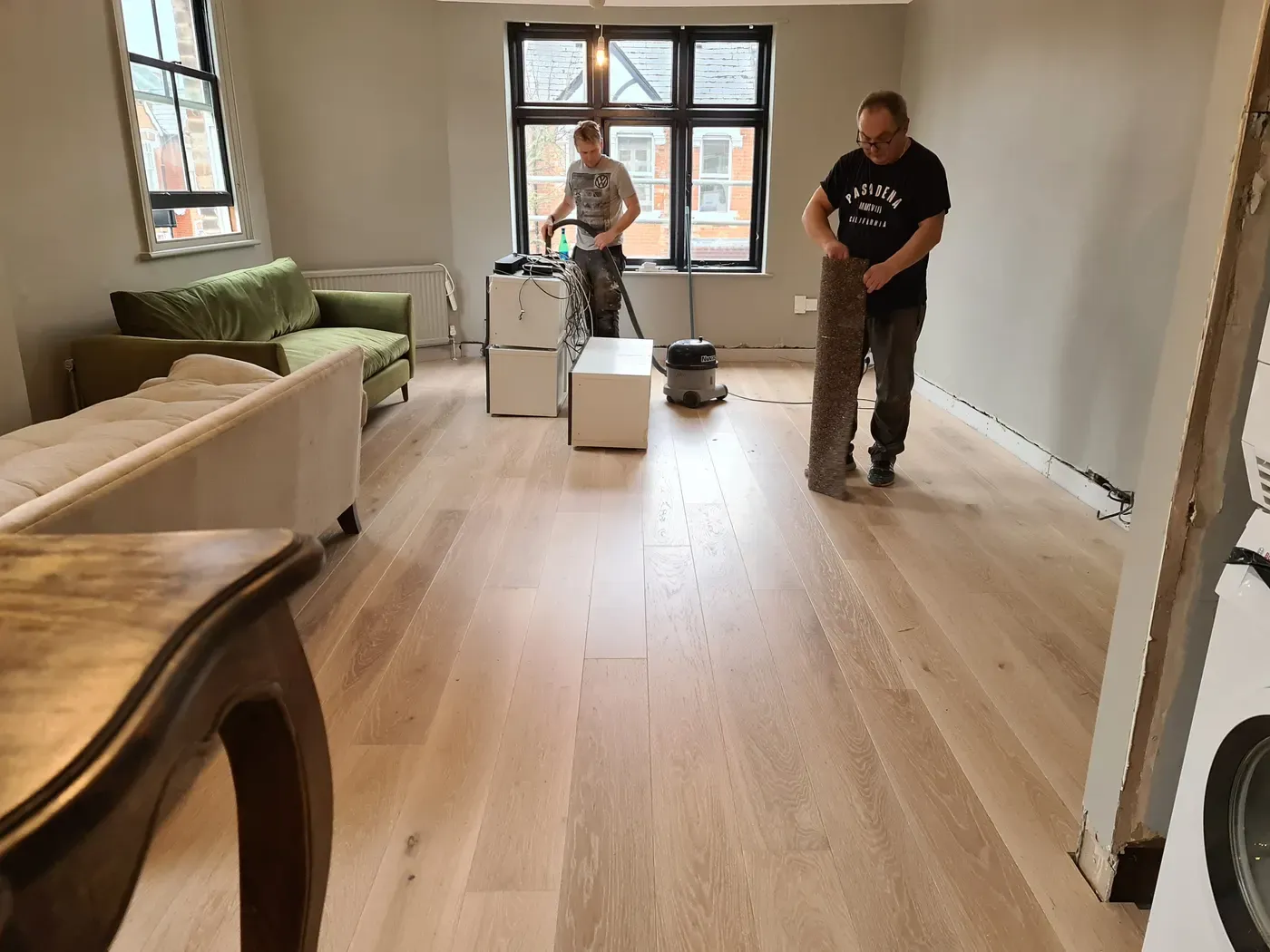 New flooring in W12