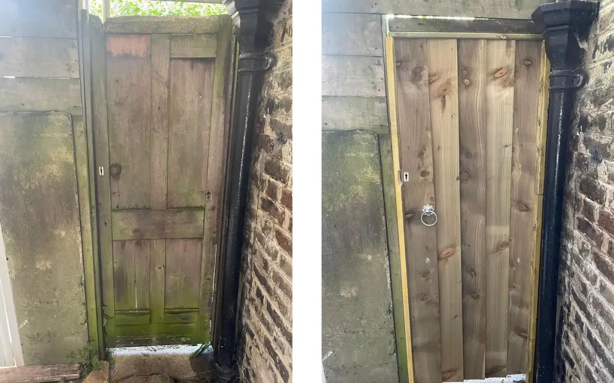 Garden door replacement in W1