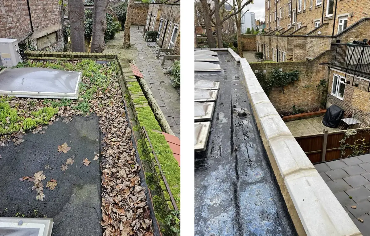 New flat roof in N1